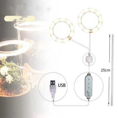 Full spectrum LED grow light for indoor plants with acrylic stick