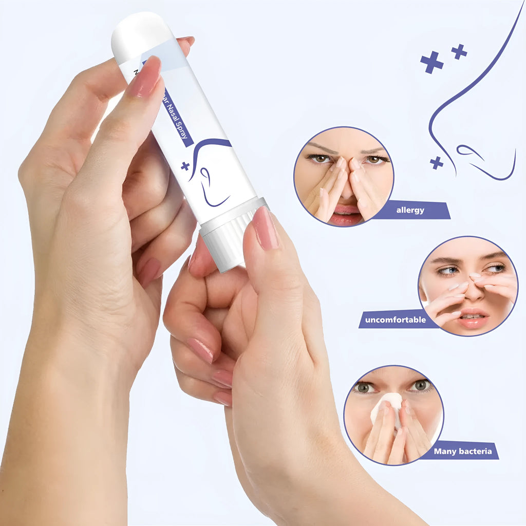 Manual nose drain plunger with silicone suction tip for family nasal congestion relief