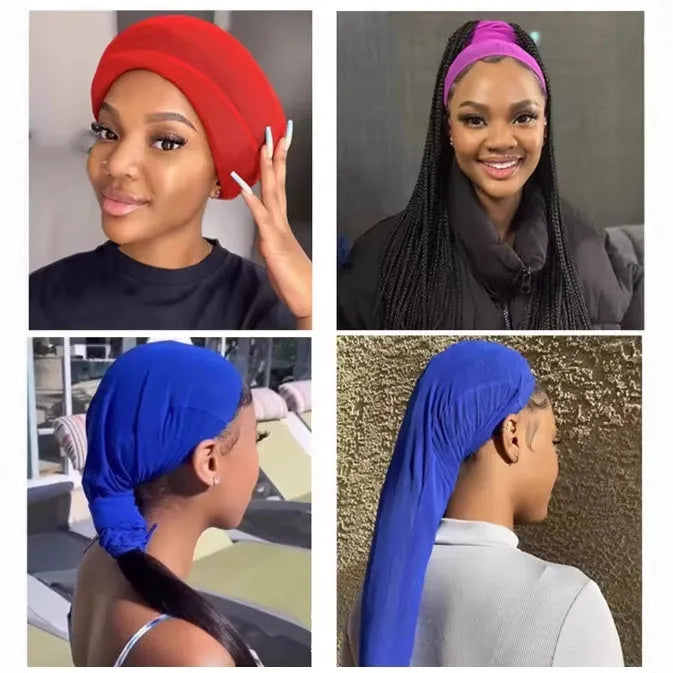 Ladies wig net mesh cap in various colours with breathable oversleeve construction