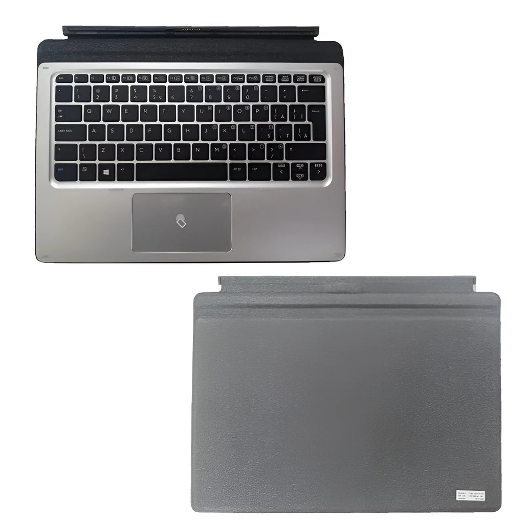 Elite and Pro series wireless keyboard with multimedia keys and PS/2 port on a desk.