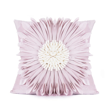 Luxurious velvet throw cushions with elegant 3D chrysanthemum embroidery, available in a range of sophisticated colours.