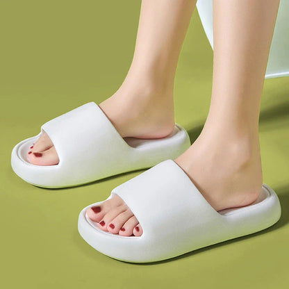 Stylish and comfortable bread-inspired home slippers with non-slip soles in various colors and sizes