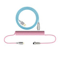 Type-C detachable mechanical keyboard cable with USB connector in five colour options
