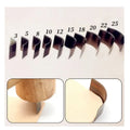 Steel leather die cutting knife die for curved fillet belt cuts with sizes from 2mm to 18mm.