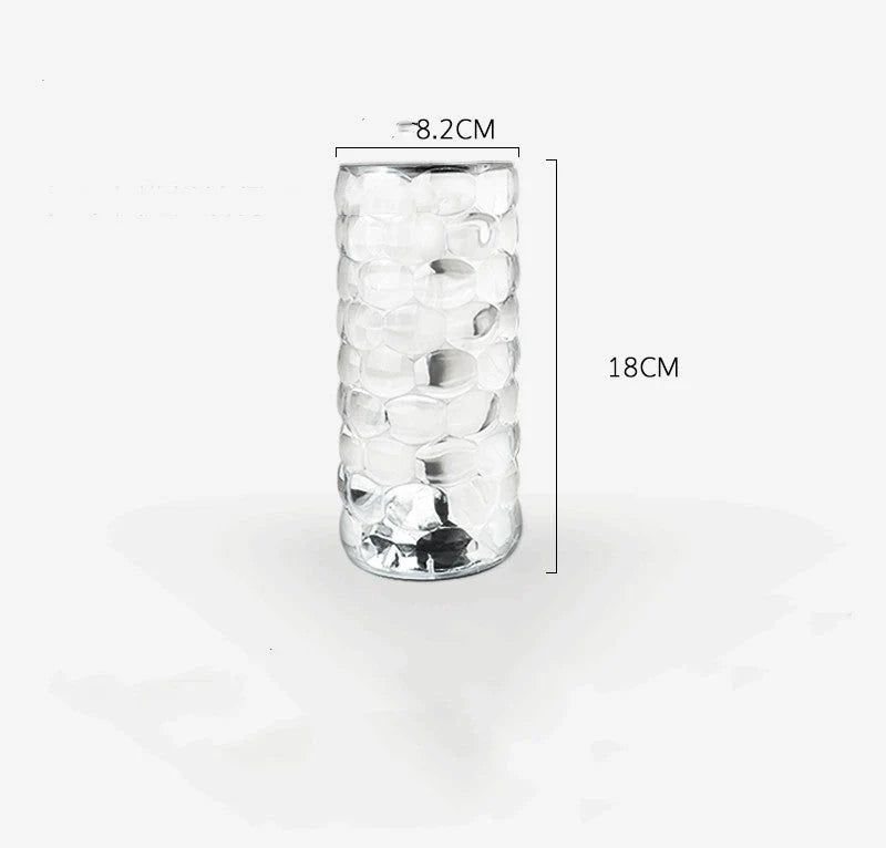 Crystal table lamp with teardrop shape and 16-color touch control for home decor