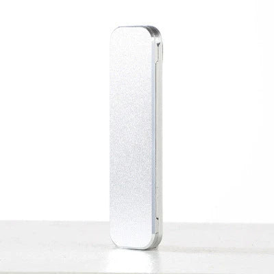 Portable aluminium alloy universal phone holder with folding design for hands-free use