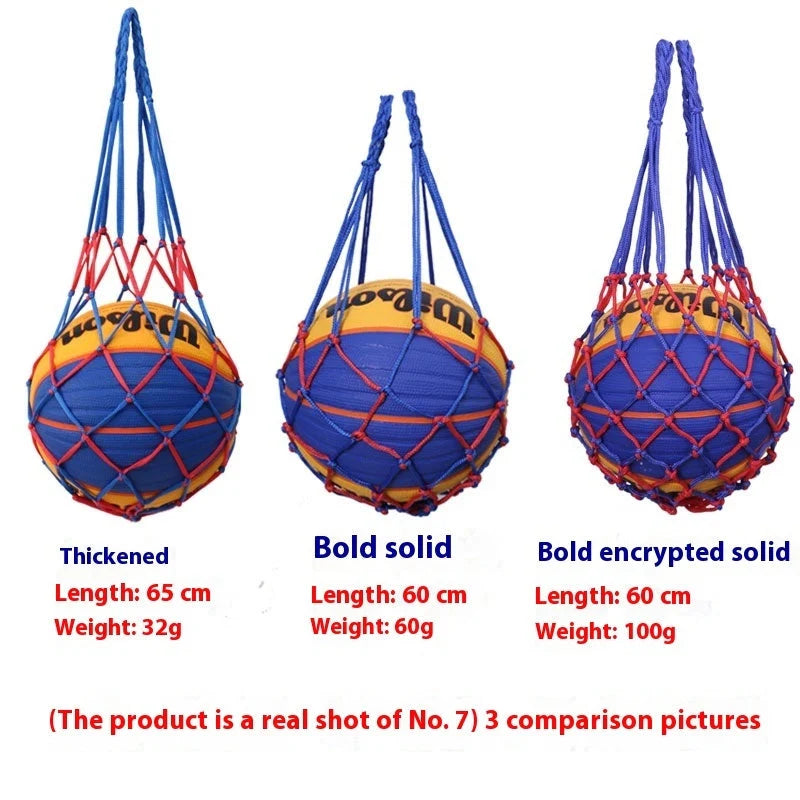 Mesh sports bag for basketball, football, and volleyball with bold storage options