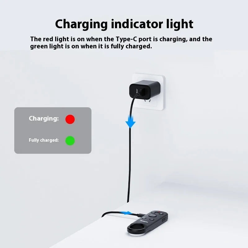Black ABS mobile phone tripod with Bluetooth remote control and handle