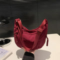 Nylon washed cloth shoulder bag large-capacity crossbody bag in multiple colours