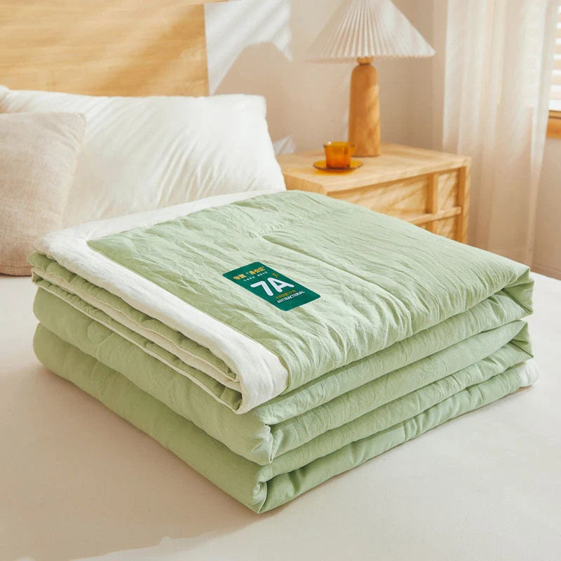 Antibacterial Raw Cotton Summer Cool Quilt in various sizes and colours