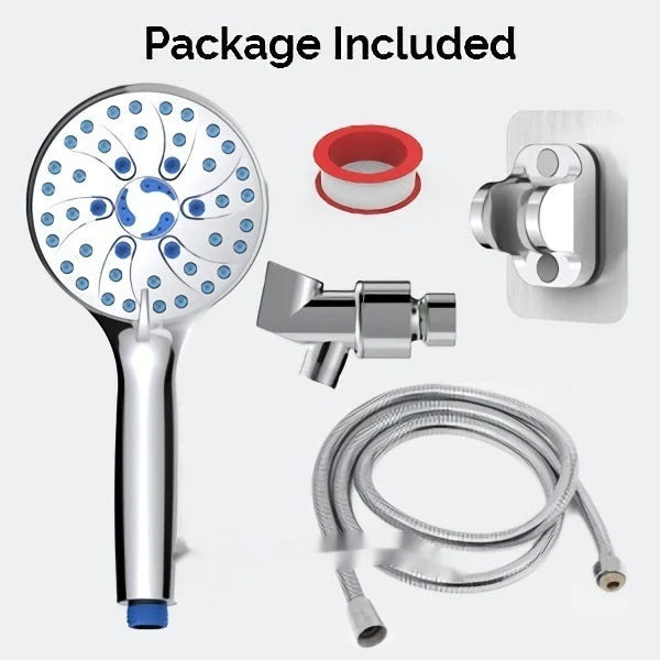 Handheld shower with electrochromism colour and multiple gear settings