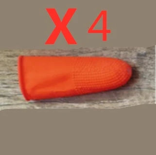 Silicone Finger Guard for Safe and Efficient Vegetable Harvesting with Sharp Curved Blade and Comfortable Grip