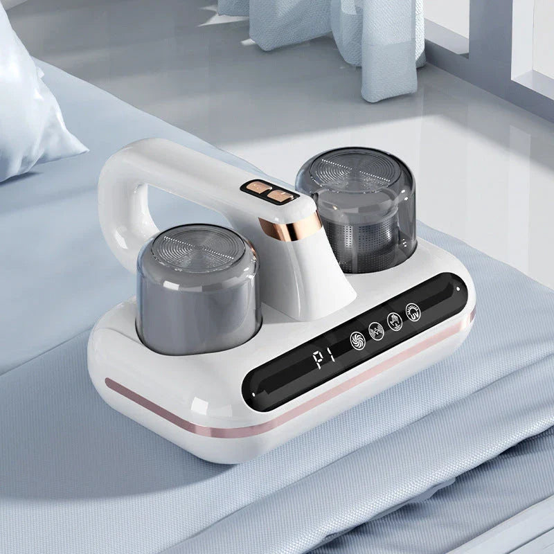 Cordless Handheld Vacuum Cleaner for Mattress and Bedding - Powerful Suction, UV Sterilization, and HEPA Filtration for Dust Mite Removal