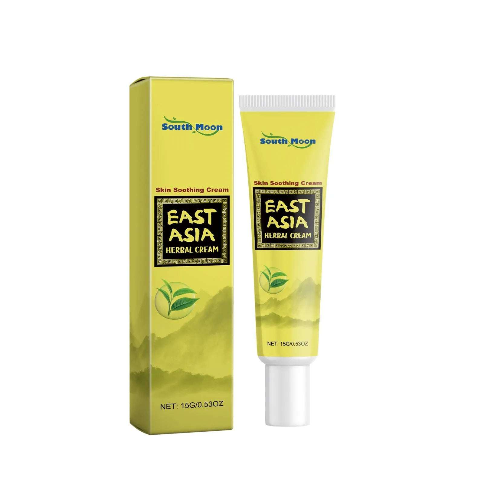 15g jar of herbal soothing moisturising cream with tea tree oil and Centella asiatica ingredients
