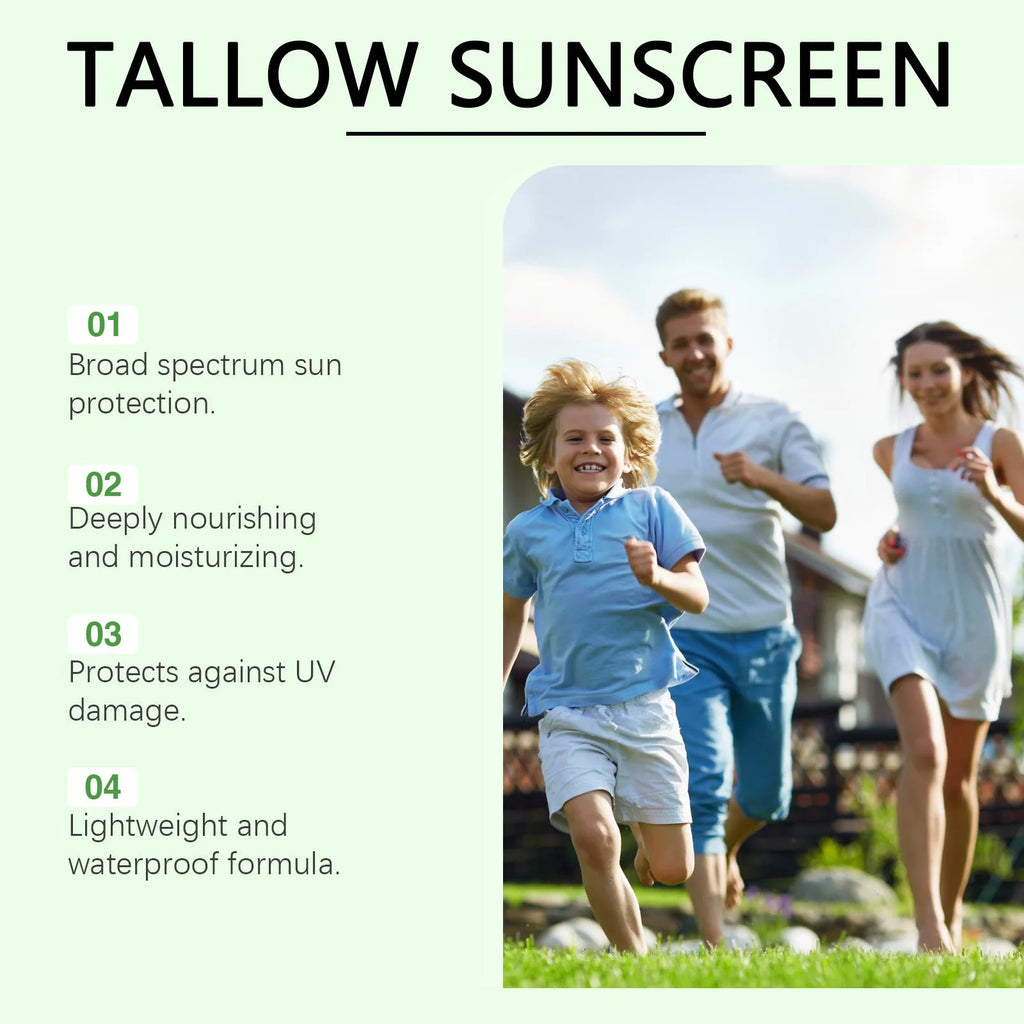 60g tube of moisturising cream with sunscreen protection containing titanium dioxide and hyaluronic acid