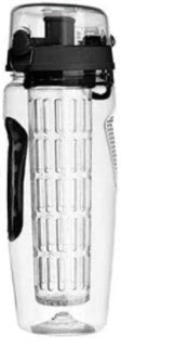 32Oz Fruit Infusing Water Bottle with fruit cup, BPA free and leakproof