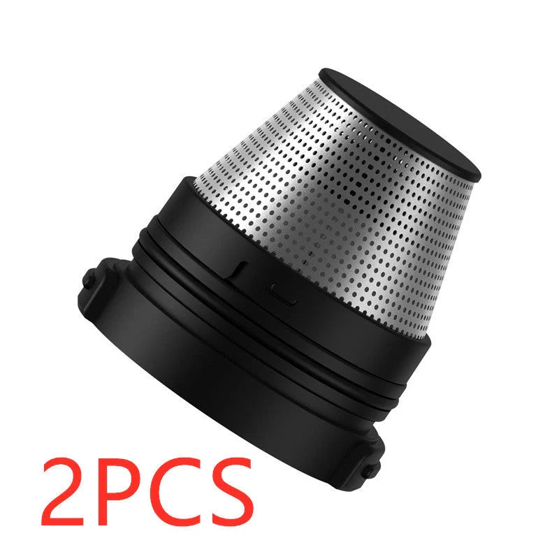 Smart handheld vacuum cleaner with high suction and flat nozzle for precise cleaning