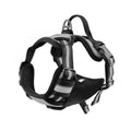 Adjustable outdoor dog chest strap harness made of Oxford cloth in various colours with a D-ring.