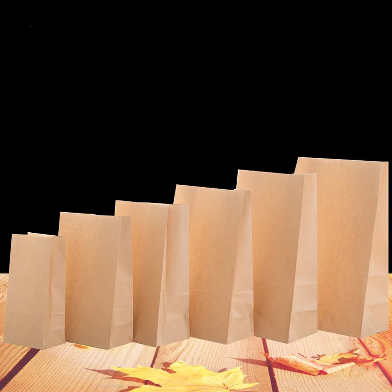 Yellow kraft paper aluminium foil inner packaging bag for snack foods with customisable dimensions
