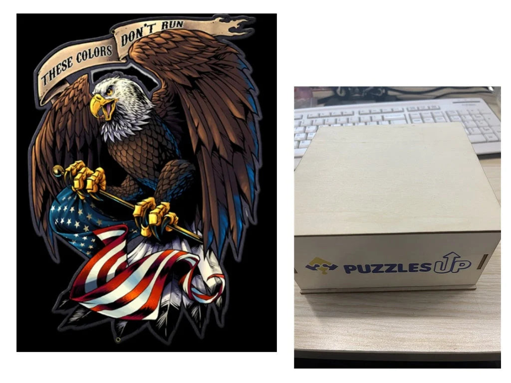 Animal Puzzle Puzzlesup A3 Size With The Box - Detailed wooden puzzle for creative minds