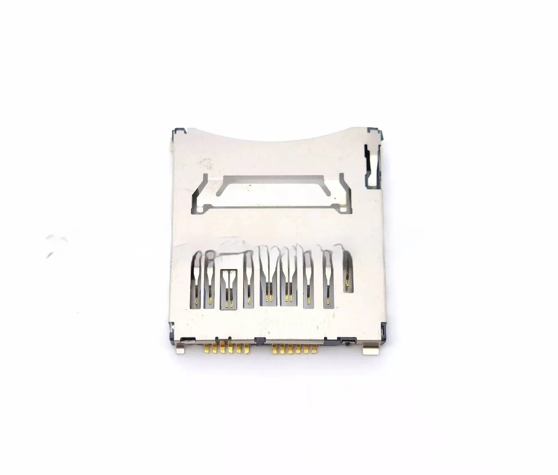 Alloy camera memory card slot replacement part showing high foot and low foot height options