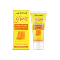 120ml bottle of peel-off facial mask with collagen, honey and almond extract