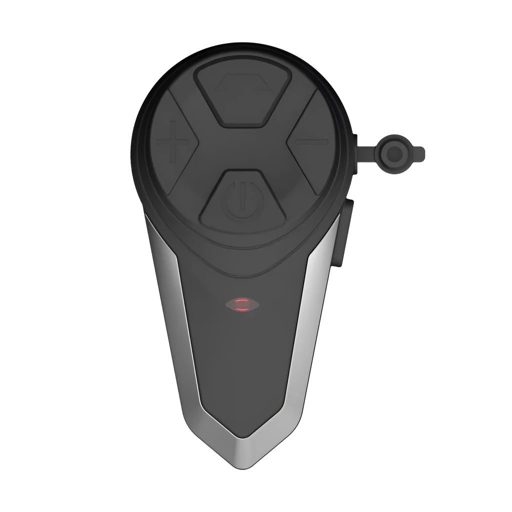 Car wireless Bluetooth headset with ABS construction and USB charging cable