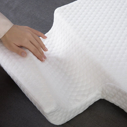 Premium couple memory foam pillow for cervical support and comfortable sleep