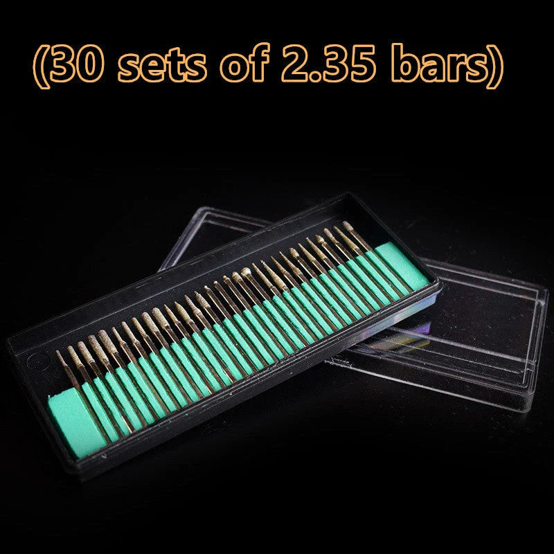 Adjustable speed electric engraving pen with rechargeable battery and multiple accessories