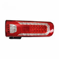 Mercedes-Benz MP4 MP5 heavy truck LED running water rear lamp assembly with white reverse light.