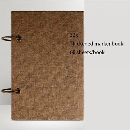 Sketchbook Freehand Sketchbook with open marker paper in various sizes and colours