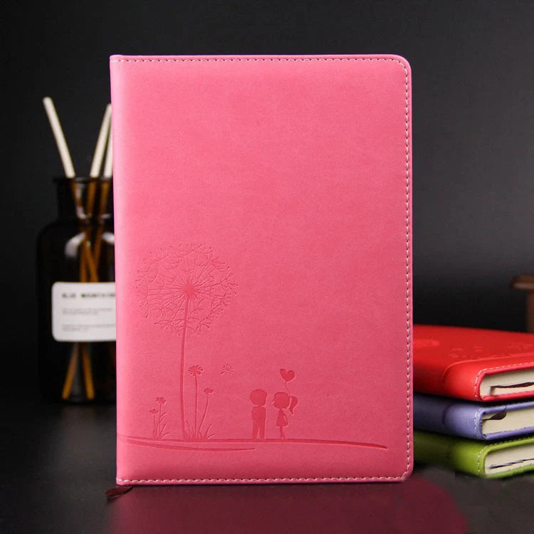Custom PU Leather Notebook in various colours, perfect for professional and personal note-taking