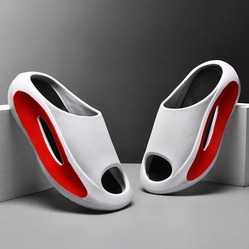 Unisex peep toe slippers for summer beach sports, available in multiple colors