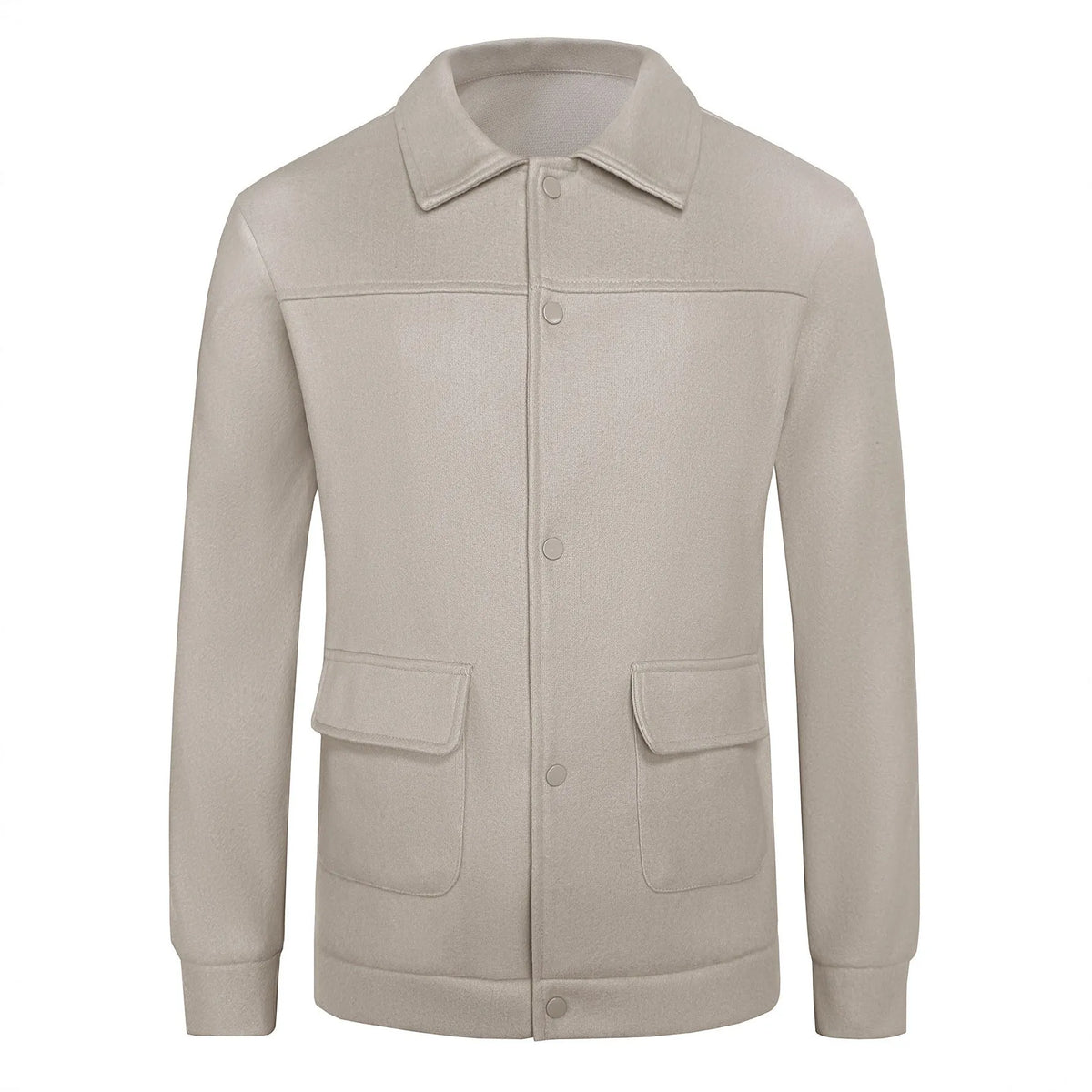 European and American casual wool jacket for women, slim fit, long sleeve lapel, woven polyester, black colour, on model