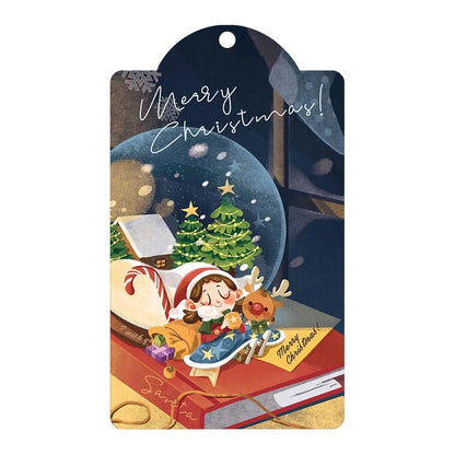 A charming acrylic car-shaped ornament with vibrant colors and a reflective finish, perfect for Christmas decor.