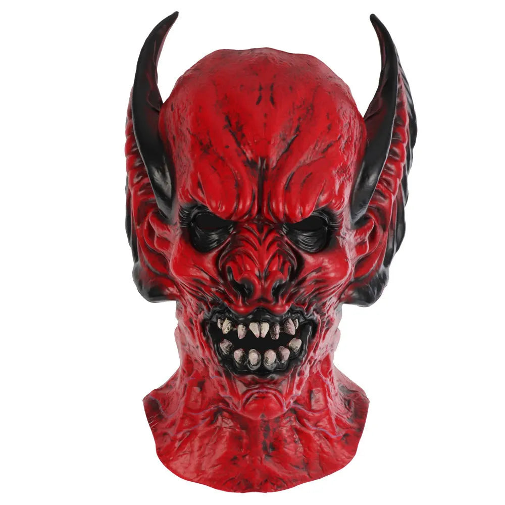 Red bat head cover horror mask made from RP foam for Halloween and party events