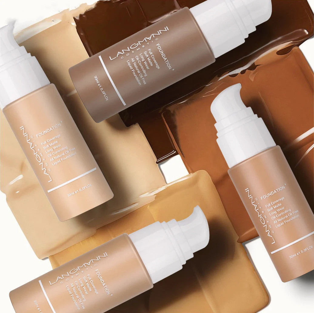 Oil-Control Liquid Foundation Concealer in 13 shades for a flawless matte finish