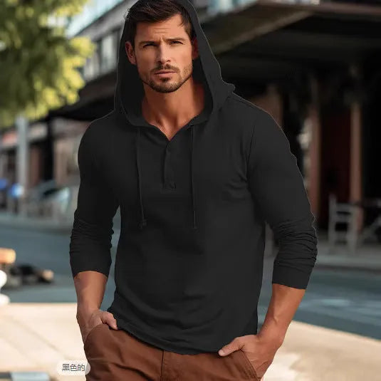 Cotton pullover hoodie sweatshirt in various colours with European and American sizing