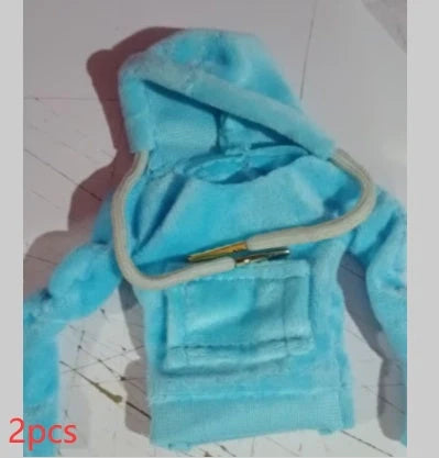 Universal gear knob cover hoodie in pure cotton for car interior personalisation