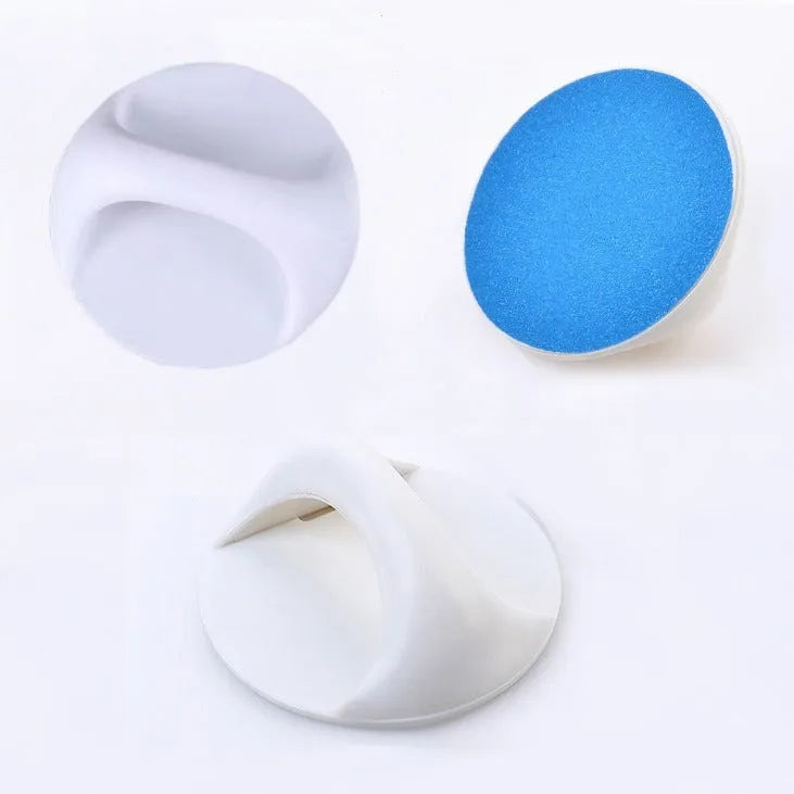 Square dog nail file board with ergonomic handle in one of four colours: black, blue, green, or yellow.