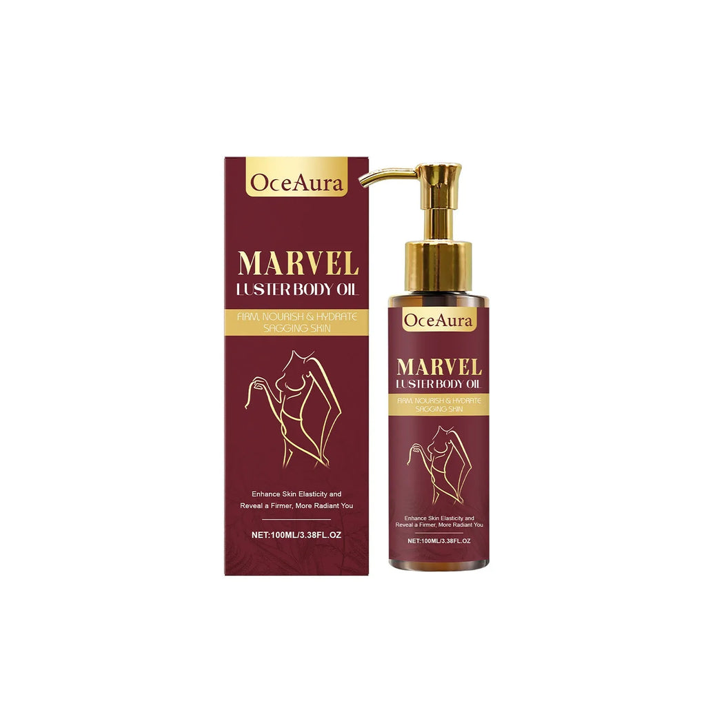 100ml bottle of Gloss Care Body Massage Oil with plant-based oils and vitamin E
