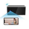 Wireless network surveillance camera unit with compact design for indoor monitoring