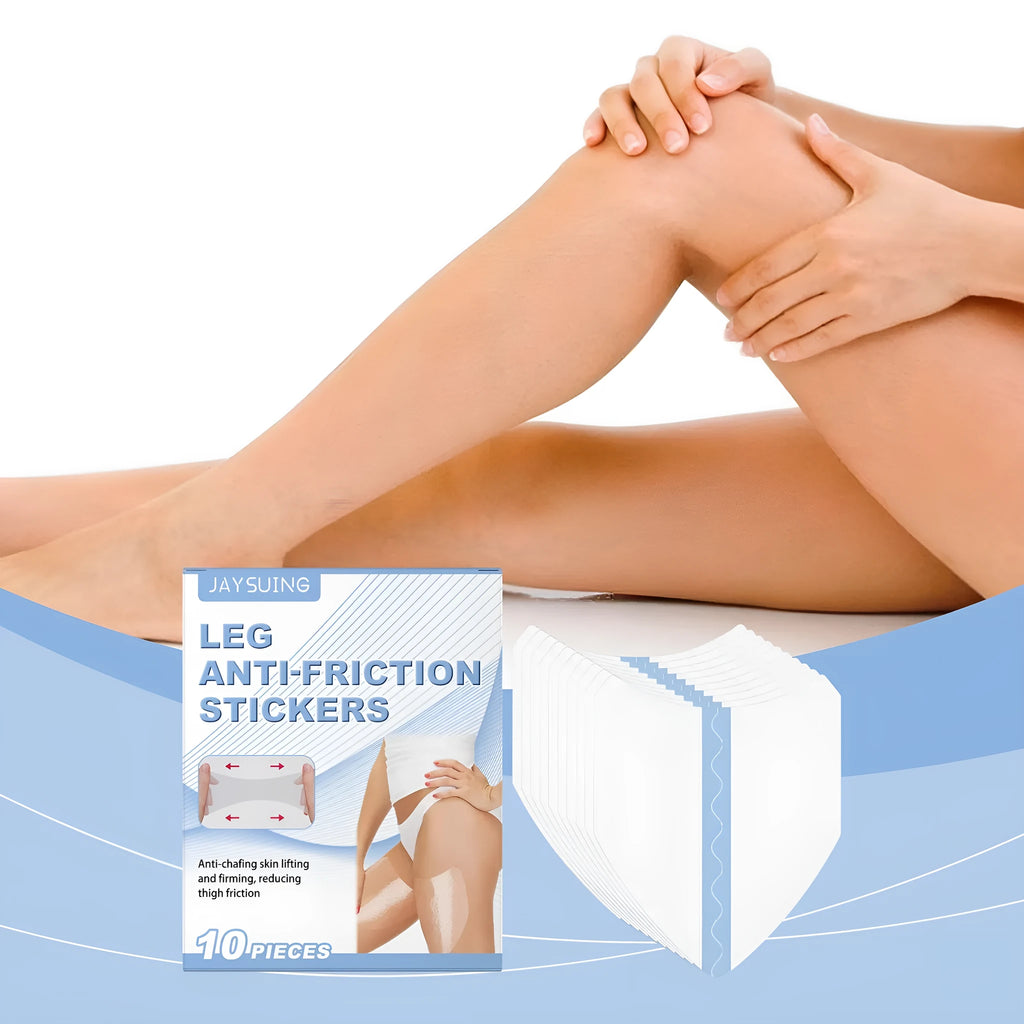 Transparent leg anti-wear gel protection patches in 10-piece pack for sports friction prevention