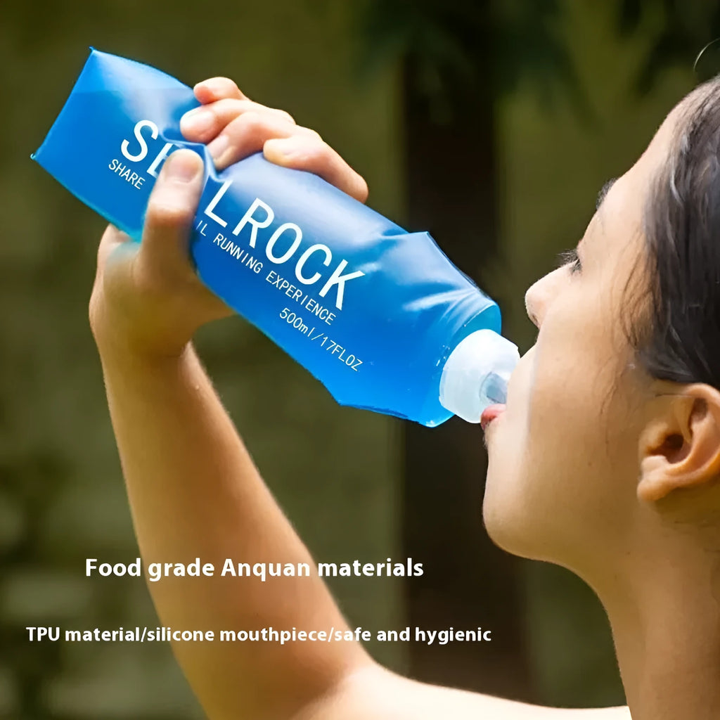 Plastic portable straw for mountain climbing and biking with suction tube