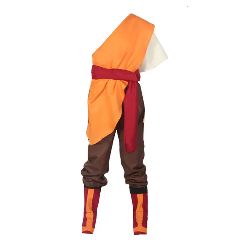 Polyester cosplay anime costume set with top, pants and belt for unisex adults in multiple sizes and colours
