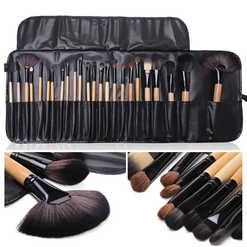 Professional 24-Piece Makeup Brush Set for flawless makeup application