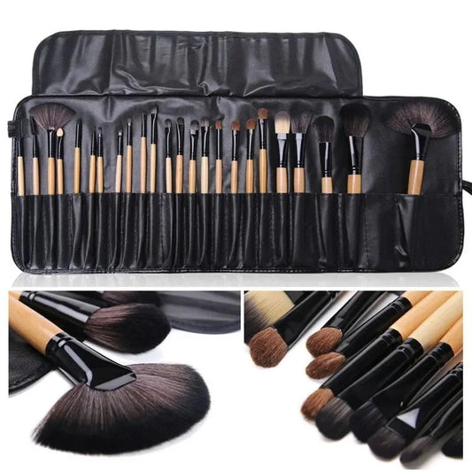 Professional 24-Piece Makeup Brush Set for flawless makeup application