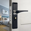 Aluminium alloy split magnetic door lock handle for timber doors with multiple style options