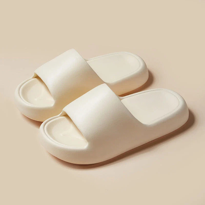 Stylish and comfortable bread-inspired home slippers with non-slip soles in various colors and sizes