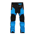Men's outdoor stretch charging pants in Dark Gray, windproof and waterproof nylon fabric